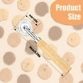thumbnail image 4 of Wooden Handle Pastry and Pasta Cutter Wheel - Fluted Ravioli Crimper for Pizza, Dumpling, and Noodle Dough Cutting at Home, 4 of 7