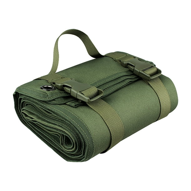Tapete de tiro, tapete de entrenamiento, superficie antideslizante, 75 x 2 metros, diseño de camuflaje, entrenamiento militar, zona de acampada, tela resistente, ejercicios de campo,