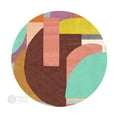 thumbnail image 2 of Teppich Homes Geometric Luxury Under Your feet Contemporary Area Rugs, 5' x 5', Handmade, 2 of 8