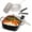 Black Copper Cookware, variant on 7 Pcs Copper Chef Cookware Non Stick Deep Frying Pan 9.5" x 3.5", Fry Basket, Dishwasher & Oven Safe, 5 Qt Deep Square Pot, Non Stick Pan & Round Pot, Induction Copper Cookware Set