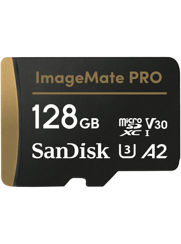 SanDisk 128GB ImageMate Pro microSDXC Memory Card - For Action Cameras-Up to 200MB/s - SDSQXCD-128G-AWCJA