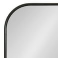 thumbnail image 4 of Kate and Laurel Caskill Modern Arched Wall Mirror, 20 x 34. Black, Decorative Tall Bathroom Mirror for Wall Decor with Rounded Arch Mirror Frame and Sophisticated Look, 4 of 8
