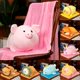 thumbnail image 1 of 50cm Cartoon Animal Pillow Blanket Soft Stuffed Unicorn Duck Lion Pig Cushion Doll Office Nap Blanket Birthday Xmas For Girl zhangyuxiang LED, 1 of 2