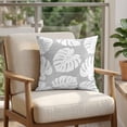 Fresh Look at 26X26 Pillow Covers Set Of 2 Monstera Leaves Square Throw