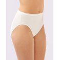thumbnail image 3 of Bali Full-Coverage Hi-Cut Panty White 6 Women's, 3 of 4