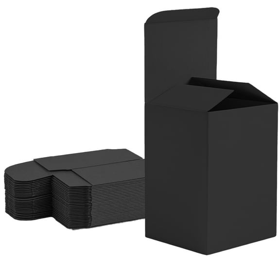 Ucanpack Black Product Boxes, Cardboard Packaging Paper Board Gift Box, 2½ x 2½ x 6" - 500/Bundle