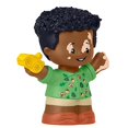 thumbnail image 1 of Pieza de Repuesto para Coleccionable Fisher-Price Little People Casa de Muñecas Escuela Juego de Juegos JCW82 - Figura de Young Boy Africano Americano de Repuesto Que Lleva un Auto de Juguete, 1 of 5