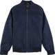 thumbnail image 1 of Tasso Elba - Chaqueta bomber de ante para hombre, azul, grande, 1 of 1
