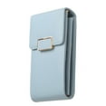 thumbnail image 2 of Solid Color PU Crossbody Bag Mini Sling Wallet coin purse solid Phone Pack Shoulder Bags Card Holder Coin Purse, 2 of 7