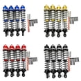 thumbnail image 4 of Vogacara Amortiguador trasero delantero liso de aleación de aluminio RCGOFFLOW 4 Uds para 1/10 Rc amortiguador trasero delantero MAXX Kits de construcción modelo Rojo, 4 of 6