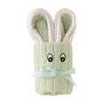 thumbnail image 2 of MZCPSYHA Corals Fleece Small Towel Squares Handkerchief Cute Rabbits Shaped Souvenir Gift Towel, 2 of 3