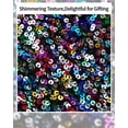 thumbnail image 7 of CARETOO Girls' Sequin Bomb Jacket Shiny Set Long Sleeved Zipper Bright Color for Girls' Kid Birthday Concert Varsity Jacket, 7 of 7