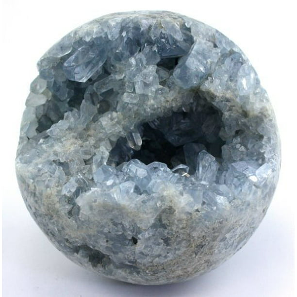 Crystal Allies Specimens: Natural Celestite Sphere - w/ Authentic Crystal  Allies Stone Card (1b - 2lbs) - Walmart.com