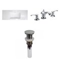 thumbnail image 1 of American Imaginations 48-in. W 3H8-in. Ceramic Top Set In White Color - Drain Incl. AI-32627, 1 of 8