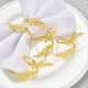 thumbnail image 4 of 10 Servilleteros Dorados, Servilleteros de Hojas, Servilleteros de Metal para Navidad, Bodas, Cumpleaños y Cualquier Decoración de Eventos, 4 of 5