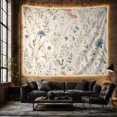 thumbnail image 6 of Wildflower Meadow Botanical Illustration, Serene Watercolor for Nature Lovers, Botanical Wall Art, Housewarming Gift, Tapestry Wall Hanging for Bedroom and Living Room, 6 of 7