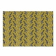 thumbnail image 1 of Giraffe Cutting Board, Ornamental Animal with Patterns on Yellow Color with Swirls, Decorative Tempered Glass Cutting and Serving Board, Small Size, Multicolor, by Ambesonne, 1 of 1