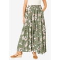 thumbnail image 2 of Woman Within Plus Size Petite Pull-On Elastic Waist Soft Maxi Skirt, 2 of 3