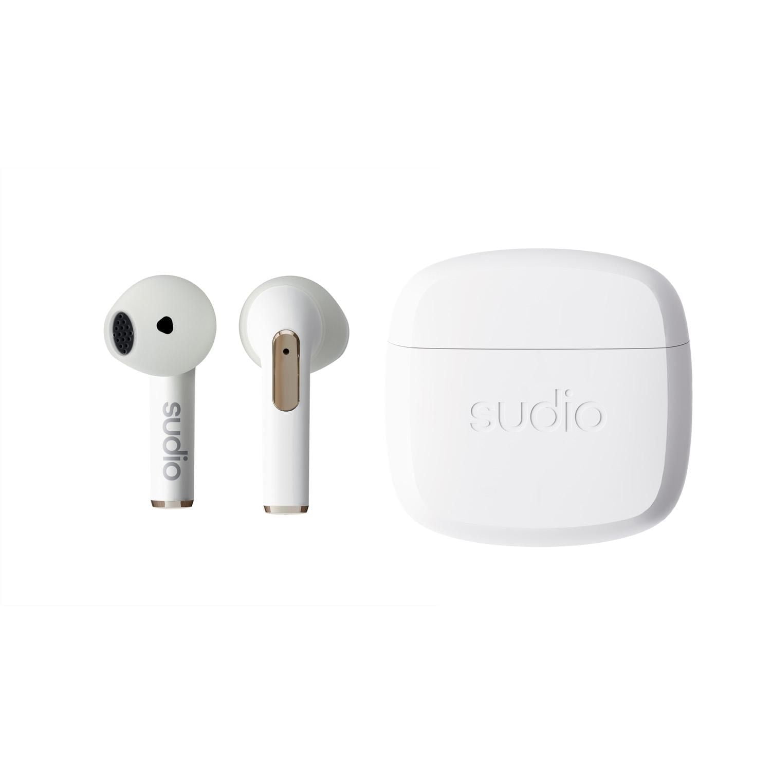 Sudio N2 Wireless Earbuds Blanc – Écouteurs à port ouvert