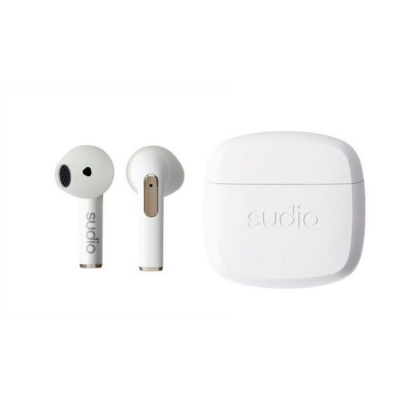 Sudio N2 Wireless Earbuds White – Open-Ear Design