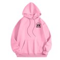 thumbnail image 5 of WEAIXIMIUNG Robes Sweat-Shirt pour Femmes 2025 Hoodie Décontracté à Col Rond avec Poche Imprimé Lettres Anglaises, 5 of 5