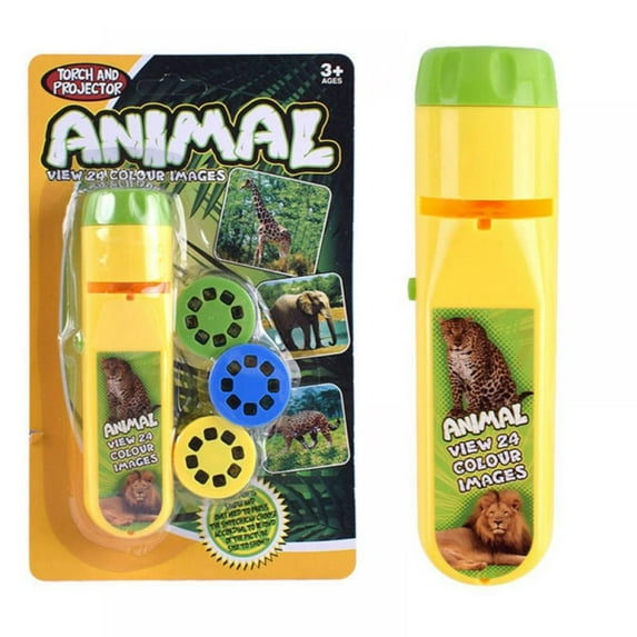 Slide Projector Torch Projection Light Small Torches lamp Flashlight Educational Learning Bedtime Night Light for Child,Kids,Infant,Toddler,Children