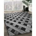 thumbnail image 3 of Ahgly Company Machine Washable Indoor Rectangle Transitional Dark Gray Black Area Rugs, 2' x 5', 3 of 7