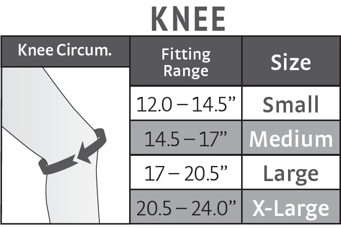 Doc Ortho Knee Sleeve, Knitted Compression, Pair