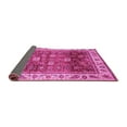 thumbnail image 2 of Ahgly Company Indoor Round Abstract Pink Modern Area Rugs, 8' Round, 2 of 4