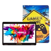 LINSAY 10.1 Octa Core 4GB RAM 128GB Storage, Bluetooth,  Android 13 with Protective Case Gamer Design
