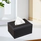 thumbnail image 4 of Funda para caja de pañuelos de piel sintética | Porta pañuelos de piel sintética estilo restaurante de hotel | Cajón decorativo con base estable y opciones de varios tamaños, 4 of 5