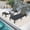 Dark Gray, variant on Domi Outdoor Chaise Lounge Chairs Set of 2, 6-Position Adjustable Backrest, Waterproof Resin Pool Lounge Chairs for Patio, Poolside, Garden, Deck, Khaki