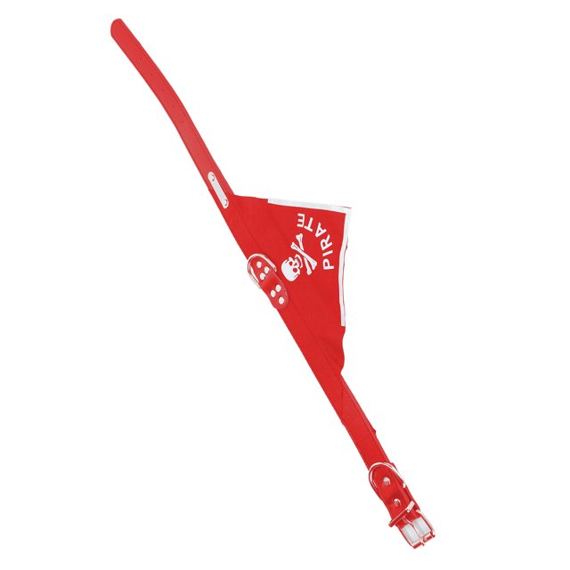 Foulard de Cou pour Animaux, Bande Réfléchissante Douce Ajustable Collier pour Animaux Résistant à l'Usure pour Chiens Noir, Rouge