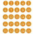 thumbnail image 3 of 25PCS Number Tags 1-25, Number Key Tags Aluminum Numbered Tags Metal Key Tags Keychain with Key Rings for Organizer Field Sales Hangers Clothes Labels ID Tag, Gold, 3 of 6