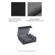 thumbnail image 2 of 3X 1800+ Card Deck Case para Trading Cards, Magnetic Card Storage Box Top Side-Loading Deck Case Game Cards Box Negro+Gris, 2 of 6