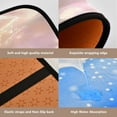 thumbnail image 3 of 4-Piece Bathroom Set with Waterproof Shower Curtain with Non-Slip Bath Mat, U-Shaped Mat & Toilet Lid Cover Pink Fantasy Mushroom, 3 of 8