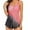 Pink, variant on WREESH Womens Tankini Swimsuit Bikini Split Two-Piece Beach Swimsuit with Bra Swimsuit Beach Bathing Suit Pink