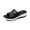 Black, variant on Women Comfortable Casual Footwear, Cross Strap Wedge Sandals, Womens Platforms Wedge Sandals Comfortable Lightweight Summmer Casual Slide Sandals Slip On Flip Flops, White 6.5
