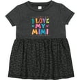 thumbnail image 3 of Inktastic I Love My Mimi for Babies Girls Baby Dress, 3 of 5