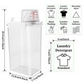 thumbnail image 4 of YQWIN 2Pcs Laundry Detergent Liquid Dispenser Fabric Softener Container Bleaching Agent Soap Empty, 4 of 6