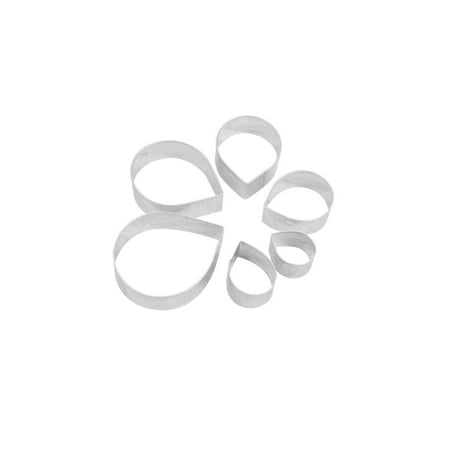 

Fsqjgq Molds for Cookies Household Cartoon Stainless Steel Baking Mould 6Pc Rose Candy Flower Moulds Cutting Mould Baking Molds for Cookies Stainless Steel Silver