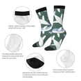 thumbnail image 3 of Bingfone Compression Socks for Women and Men Long Socks for Running Athletic Cycling Nurse- Beautiful Whales, 3 of 6