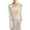 Beige, variant on Women Long Sleeve Ribbed Knit Base Top Crew Neck Flared Sleeve Slim Four Way Stretch Soft Skin Friendly Wrinkle Resistant Office Layering T Shirt Yellow XXL