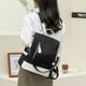 thumbnail image 2 of Mochila De Estudiante Cremallera Moda Bolso De Hombro Antirrobo Mochila Grande Blanco, 2 of 5