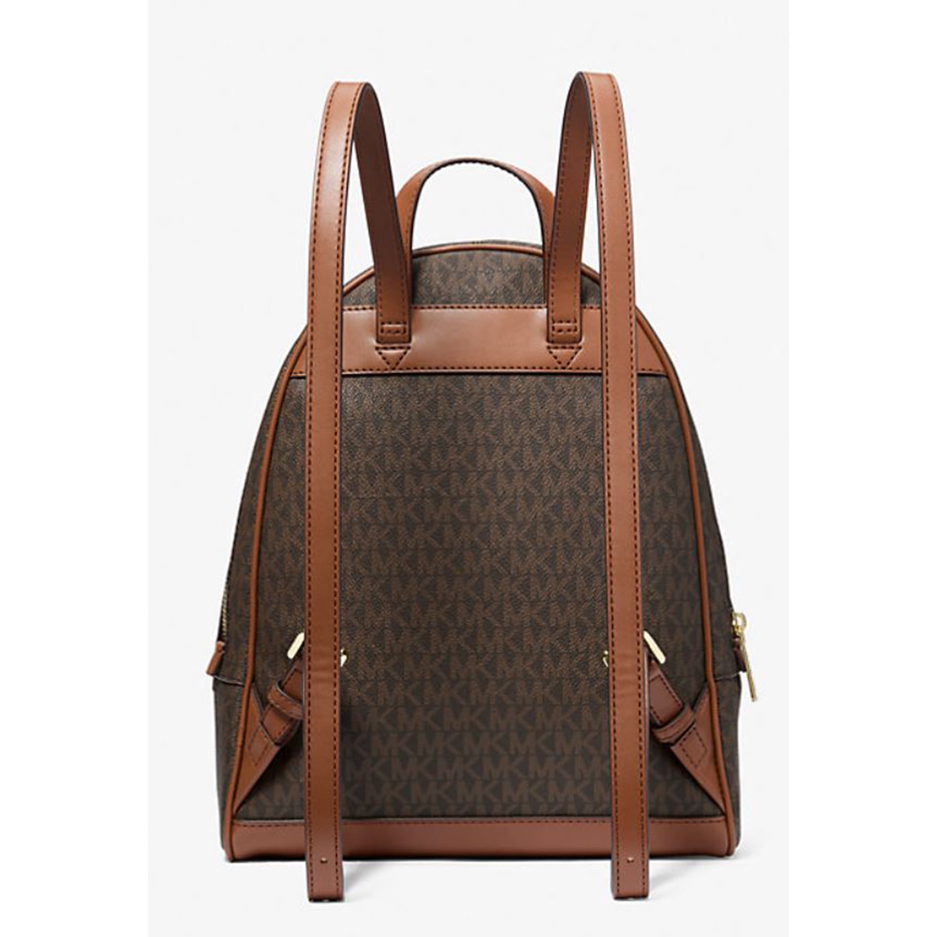 Michael Kors Women's Rhea Medium Signature Logo Backpack (Brown) 35S5GRAB2B-847