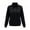 Black, variant on Women's Quarter Zip Blouse Pullover Polar Fleece Sweatshirts Lightweight Stand Collar Warm Jacket Tops Coffee,L