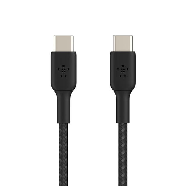 Cable Trenzado 1M Usb C a C Belkin Negro