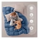 thumbnail image 5 of Edredón King Size XL Acolchado Reversible Esquimal Relleno Down, Compatible Con Funda Duvet Azul Pizarra, 5 of 7