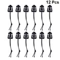 thumbnail image 2 of 12PCS Elastic Rope Triangle Buckle Finishing Fixed Coil Clamp Storage Ribbon Clip Outdoor Supplies, 2 of 9