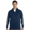 Russell Athletic Mens Tech Quarter Zip Cadet Jacket, Navy/White, Large, Style, 8TPEFM